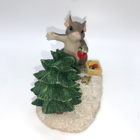 Charming Tails Please Just One More Mouse Figurine 87/625 Christmas Tree Trim - Picture 2 of 5